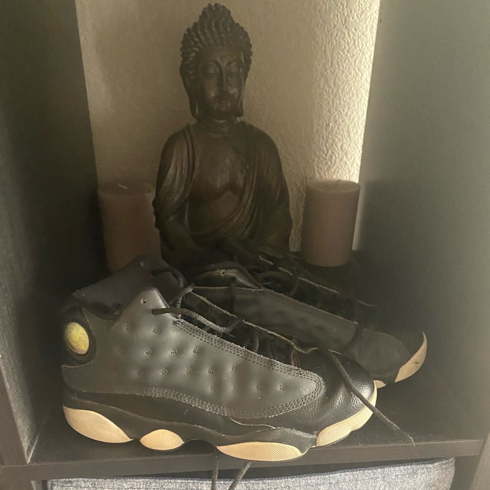 Jordan’s Black and Pink Sneakers